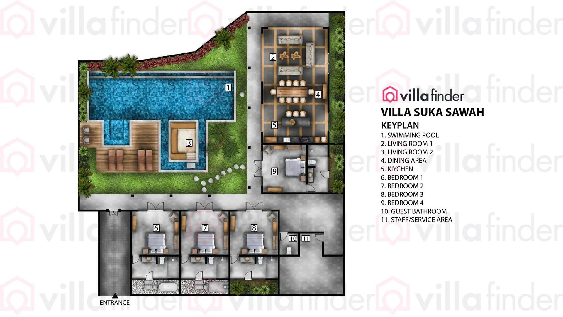 Villa Suka Sawah By Villa Finder Ubud   Ubud (Bali)